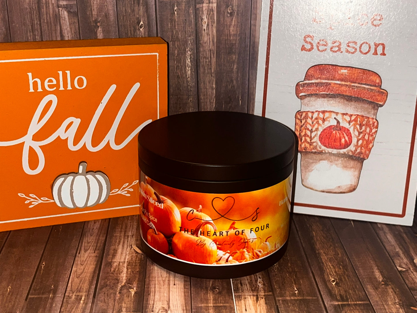 Pumpkin Sliced 6oz Candle