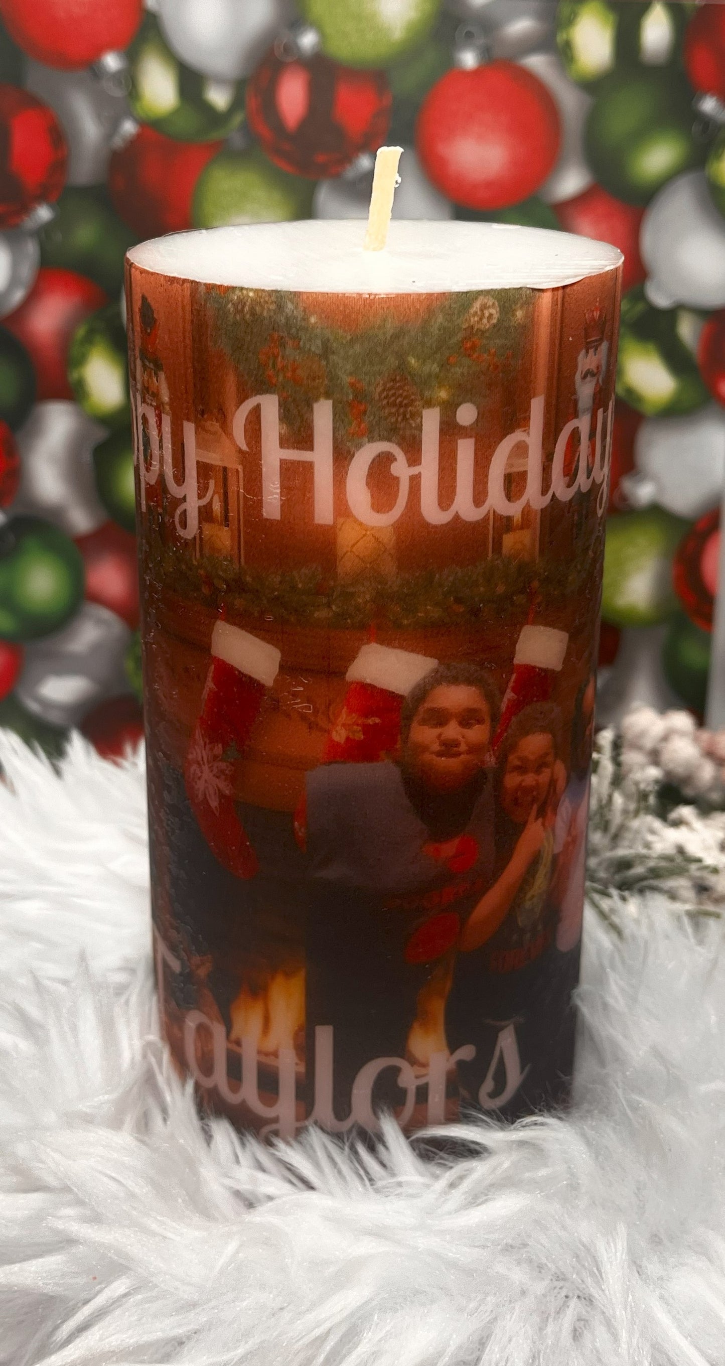 Personalized Pillar Candle