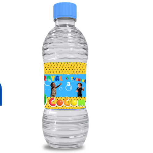 Party Favor Water Bottle Labels